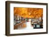 Amsterdam Autumn. Beautiful Places in Europe-Skreidzeleu-Framed Photographic Print