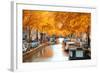 Amsterdam Autumn. Beautiful Places in Europe-Skreidzeleu-Framed Photographic Print