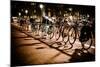 Amsterdam Bikes at Night I-Erin Berzel-Mounted Photographic Print