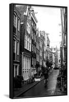 Amsterdam Black and White Street-Erin Berzel-Framed Photographic Print