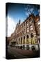 Amsterdam Brick Facade-Erin Berzel-Stretched Canvas