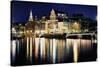 Amsterdam Bridge by Night-F.C.G.-Stretched Canvas