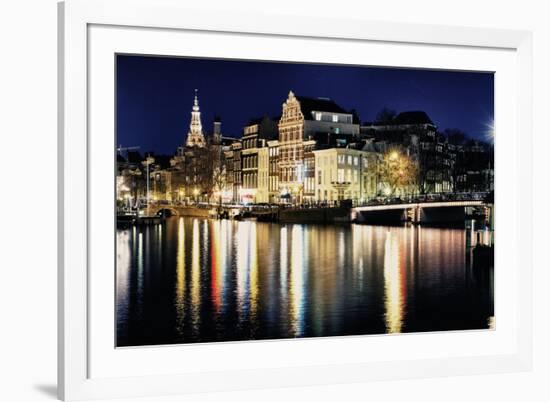 Amsterdam Bridge by Night-F.C.G.-Framed Photographic Print