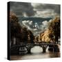 Amsterdam Bridge I-Erin Berzel-Stretched Canvas
