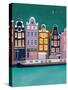 Amsterdam by Night-Petra Lizde-Stretched Canvas