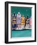 Amsterdam by Night-Petra Lizde-Framed Giclee Print