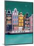 Amsterdam by Night-Petra Lizde-Mounted Giclee Print