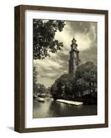Amsterdam. Canal #6 (Sepia).-rglinsky-Framed Photographic Print
