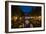 Amsterdam Canal at Night II-Erin Berzel-Framed Photographic Print