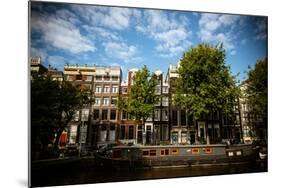 Amsterdam Canal Houses II-Erin Berzel-Mounted Photographic Print