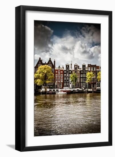 Amsterdam Canal I-Erin Berzel-Framed Photographic Print