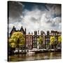 Amsterdam Canal II-Erin Berzel-Stretched Canvas