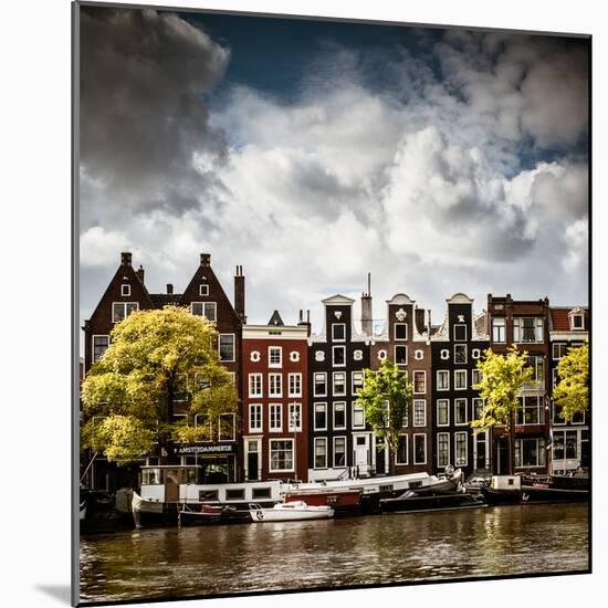 Amsterdam Canal II-Erin Berzel-Mounted Photographic Print