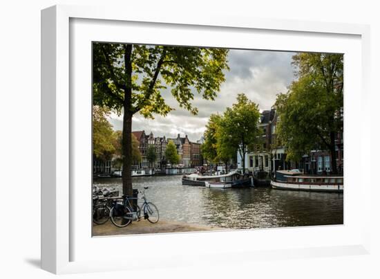 Amsterdam Canal III-Erin Berzel-Framed Photographic Print