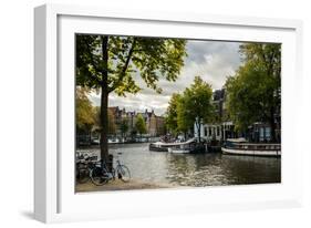 Amsterdam Canal III-Erin Berzel-Framed Photographic Print