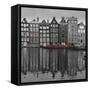 Amsterdam Canals 4-Moises Levy-Framed Stretched Canvas