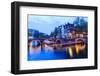 Amsterdam Canals at Dusk-Fraser Hall-Framed Photographic Print