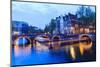 Amsterdam Canals at Dusk-Fraser Hall-Mounted Photographic Print