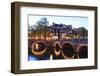 Amsterdam Canals at Dusk-Fraser Hall-Framed Photographic Print