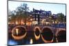 Amsterdam Canals at Dusk-Fraser Hall-Mounted Photographic Print