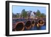Amsterdam Canals at Dusk-Fraser Hall-Framed Photographic Print