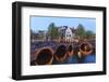 Amsterdam Canals at Dusk-Fraser Hall-Framed Photographic Print