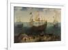 Amsterdam Four-Masted Ship De Hollandse Tuyn-Hendrik Cornelisz Vroom-Framed Premium Giclee Print