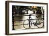 Amsterdam Gray Bicycle-Erin Berzel-Framed Photographic Print