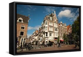 Amsterdam Haarlem District-Erin Berzel-Framed Stretched Canvas