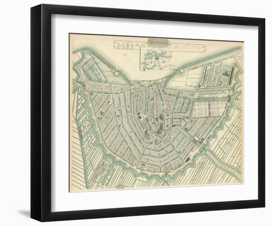 Amsterdam, Netherlands, c.1835-null-Framed Art Print