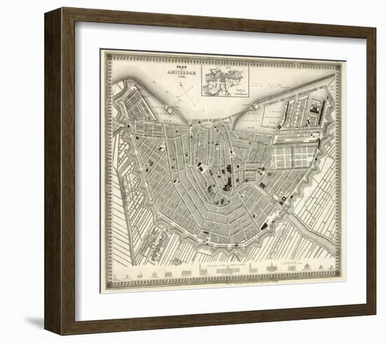 Amsterdam, Netherlands, c.1844-null-Framed Art Print