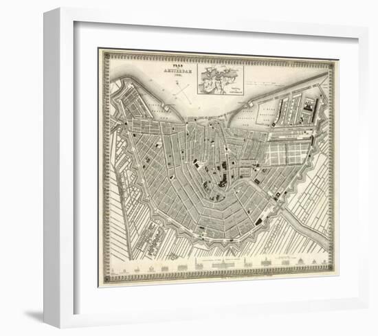 Amsterdam, Netherlands, c.1844-null-Framed Art Print