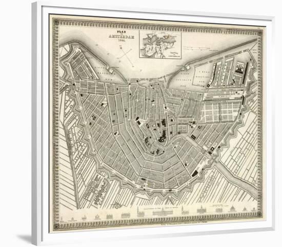 Amsterdam, Netherlands, c.1844-null-Framed Art Print