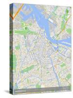 Amsterdam, Netherlands Map-null-Stretched Canvas