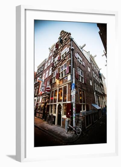 Amsterdam Nieuwebrugsteeg-Erin Berzel-Framed Photographic Print