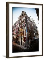 Amsterdam Nieuwebrugsteeg-Erin Berzel-Framed Photographic Print