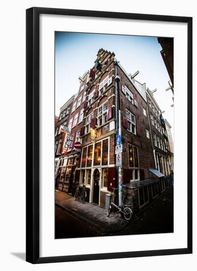 Amsterdam Nieuwebrugsteeg-Erin Berzel-Framed Photographic Print