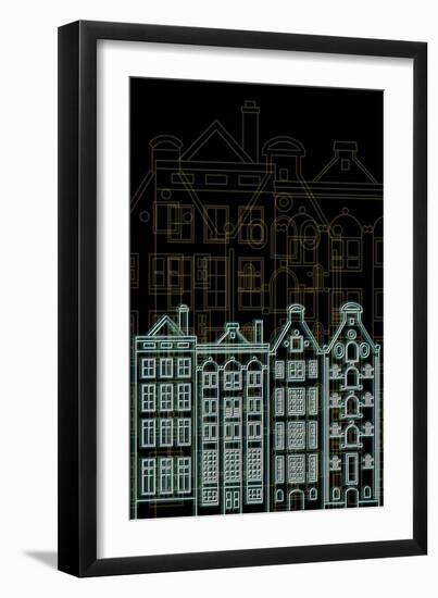 Amsterdam Night-Cristian Mielu-Framed Art Print