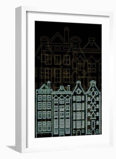 Amsterdam Night-Cristian Mielu-Framed Art Print