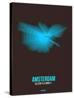 Amsterdam Radiant Map 4-NaxArt-Stretched Canvas