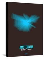 Amsterdam Radiant Map 4-NaxArt-Stretched Canvas