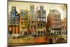 Amsterdam - Retro Styled Picture-Maugli-l-Mounted Photographic Print