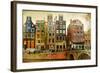 Amsterdam - Retro Styled Picture-Maugli-l-Framed Photographic Print