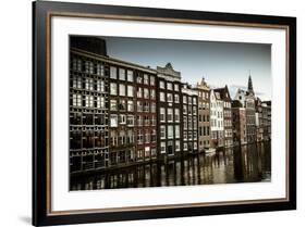 Amsterdam's Dancing Houses-Erin Berzel-Framed Photographic Print