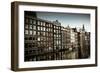 Amsterdam's Dancing Houses-Erin Berzel-Framed Premium Photographic Print