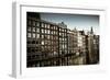 Amsterdam's Dancing Houses-Erin Berzel-Framed Premium Photographic Print