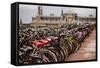 Amsterdam's Fietsflat V-Erin Berzel-Framed Stretched Canvas