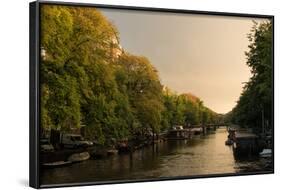 Amsterdam Singel Canal III-Erin Berzel-Framed Photographic Print