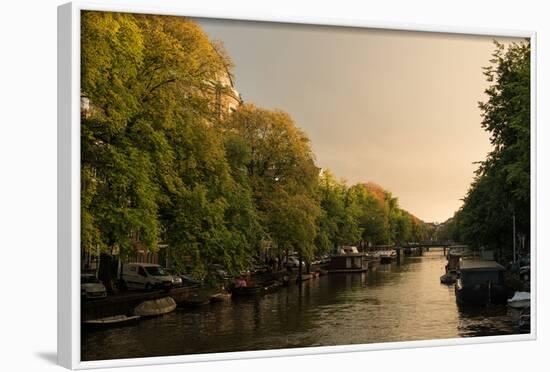 Amsterdam Singel Canal III-Erin Berzel-Framed Photographic Print