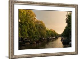 Amsterdam Singel Canal III-Erin Berzel-Framed Photographic Print